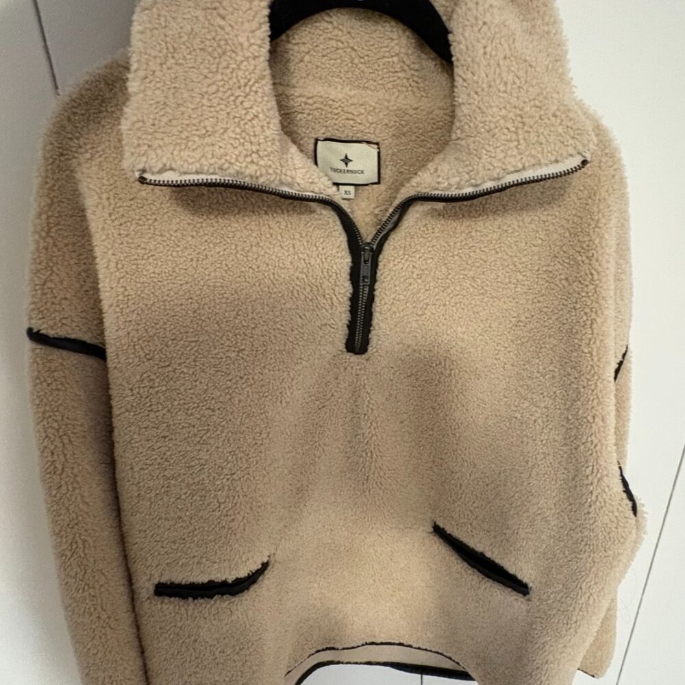 Tuckernuck Rhodes Rhodes Shearling Quarter Zip - XS - Picture 2 of 3